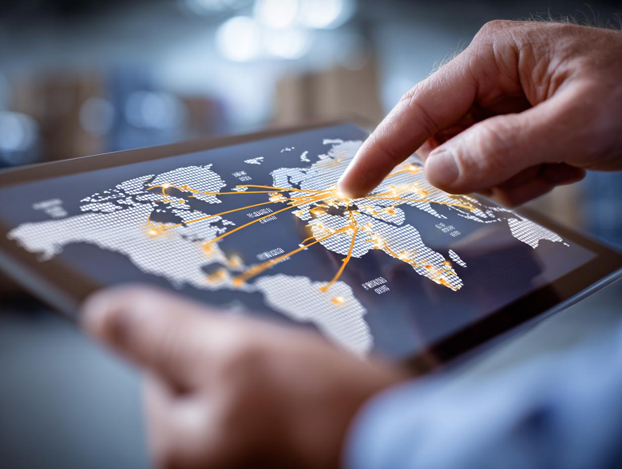 Service coverage map